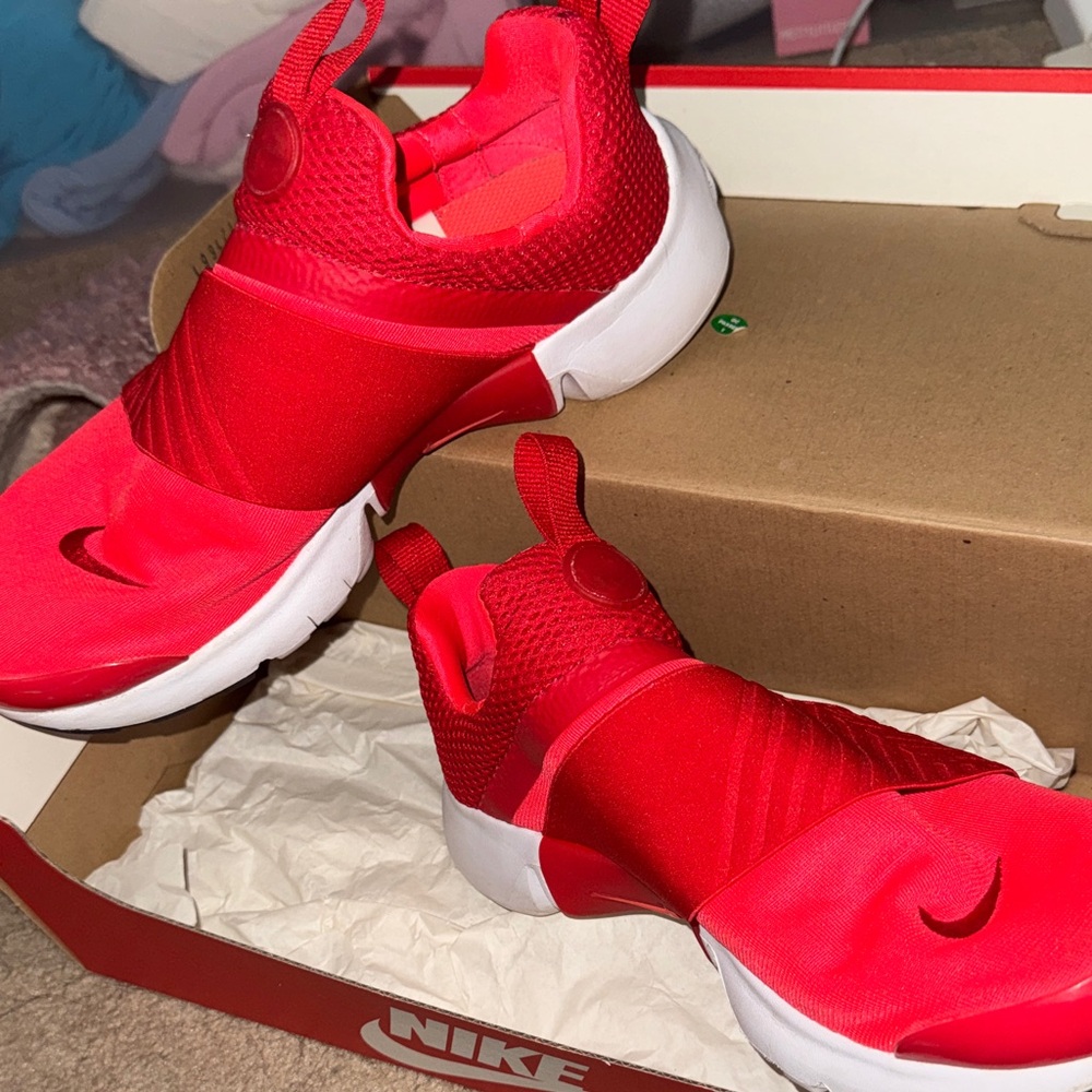 Nike Kids Red Slip-On Sneakers